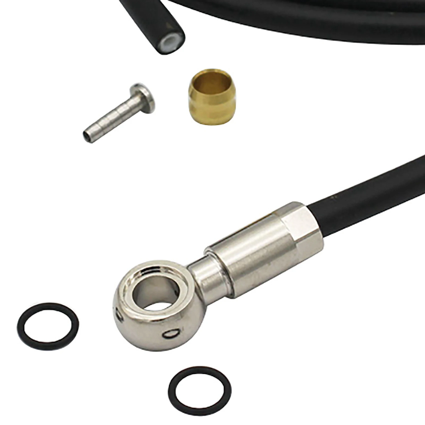 

ABKV-6Pcs 2M Mtb Bicycle Cuttable Hydraulic Disc Brake Tube Hose Line Cable Wire For Shimano Slx Xt Xtr Bh90 / Bh59