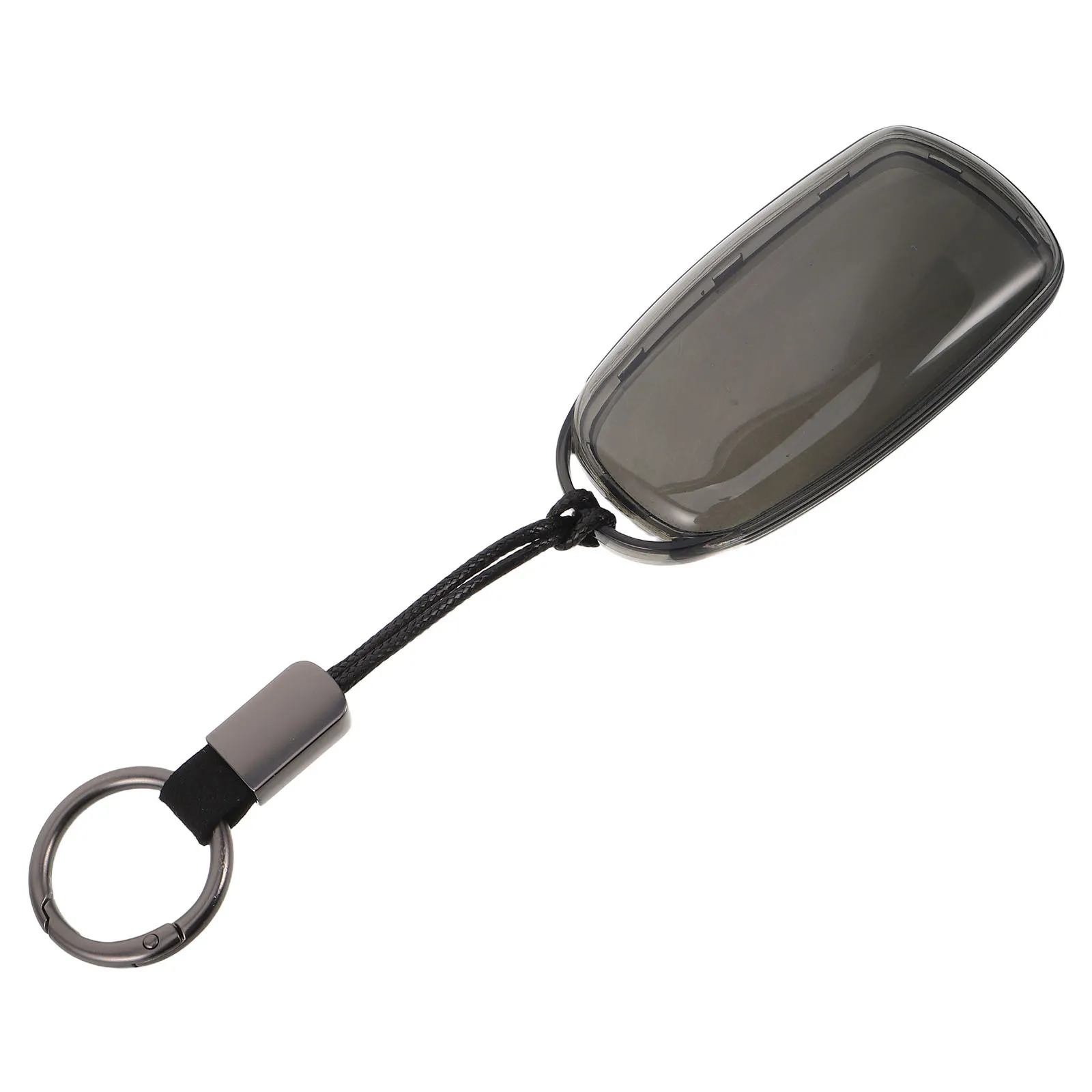 

Transparent Black Tpu Car Key Cover Shell Case Remote Protector Holder Secure Key Fob Guard Chain Fit Chery Car Remote Cover