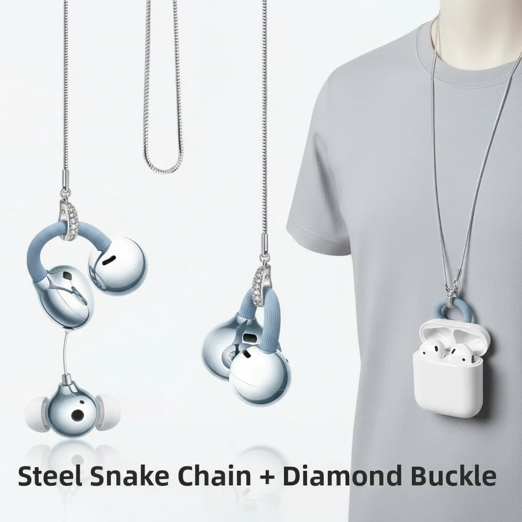 Alloy Secure Fit Anti-Lost Feature Anti-Drop Tool Anti-Drop Function Anti-Lost Chain Safety Strap for Secure Fit Outdoor Use