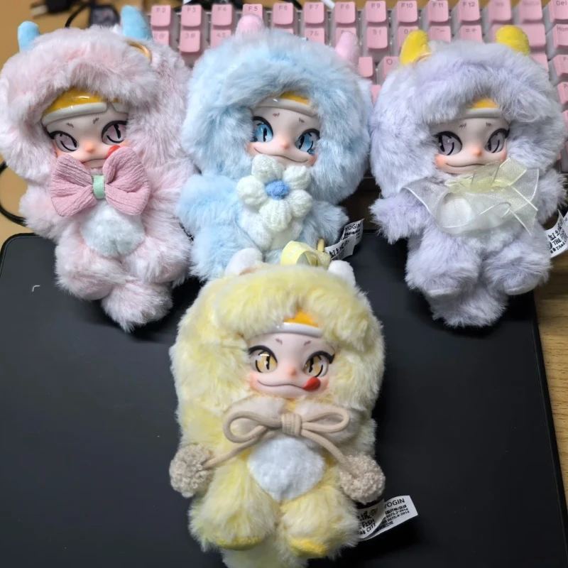 Mainan Boneka Plush Seri Longan Kawaii Baru, Kotak Misteri, Figur Aksi Kawaii, Gantungan Boneka, Hadiah, Dekorasi, Figur Anime