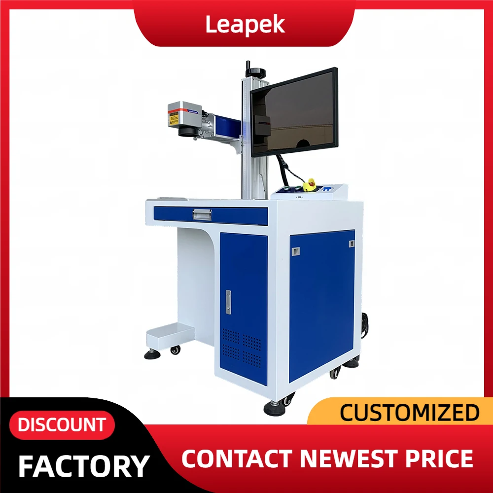 Mesin Penanda Laser Logam Fiber Laser 20W 30W 50W Desktop Portabel Rotary Handheld Pengukir Warna Lengkap Perhiasan