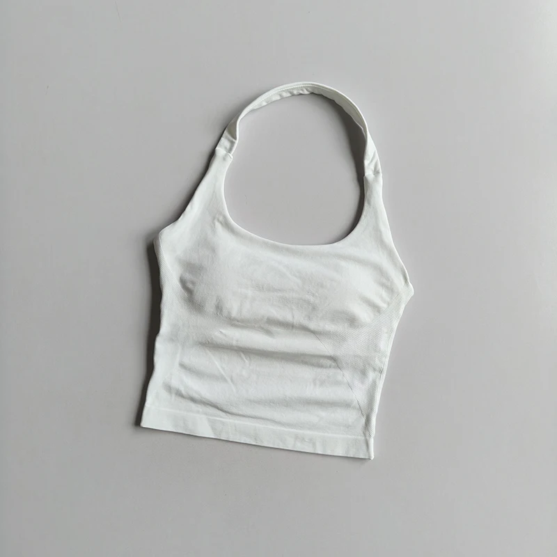 Halter yogavest, schokbestendig hardloopsporten, sportondergoed met hoge sterkte, fitness, pilates jarretel, mooie rug, herfst