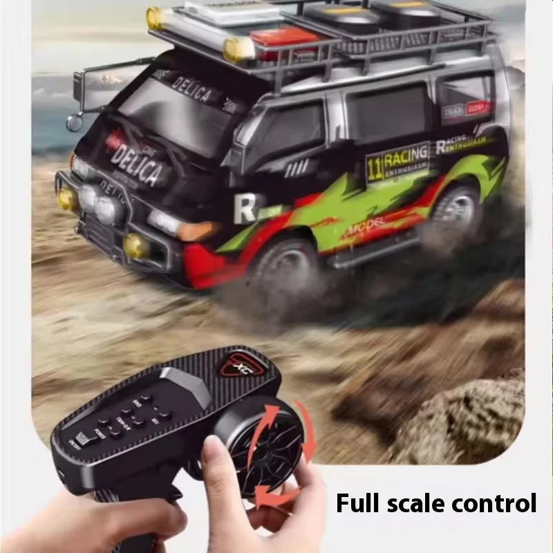 

2025 Brand New Jxc Remote Control Car 4-Wheel Drive 1:24 Simulation Mitsubishi Delika Car Model Professional Modification Model
