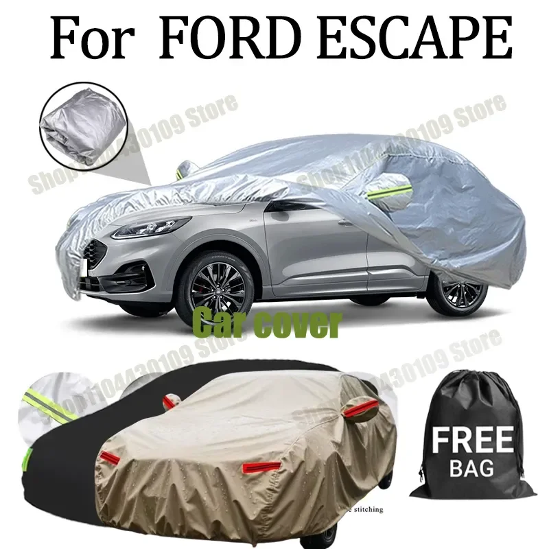 

For FORD ESCAPE Car Cover Outdoor Protection Full Car Covers Waterproof Sunshade Snow Cover Anti uv