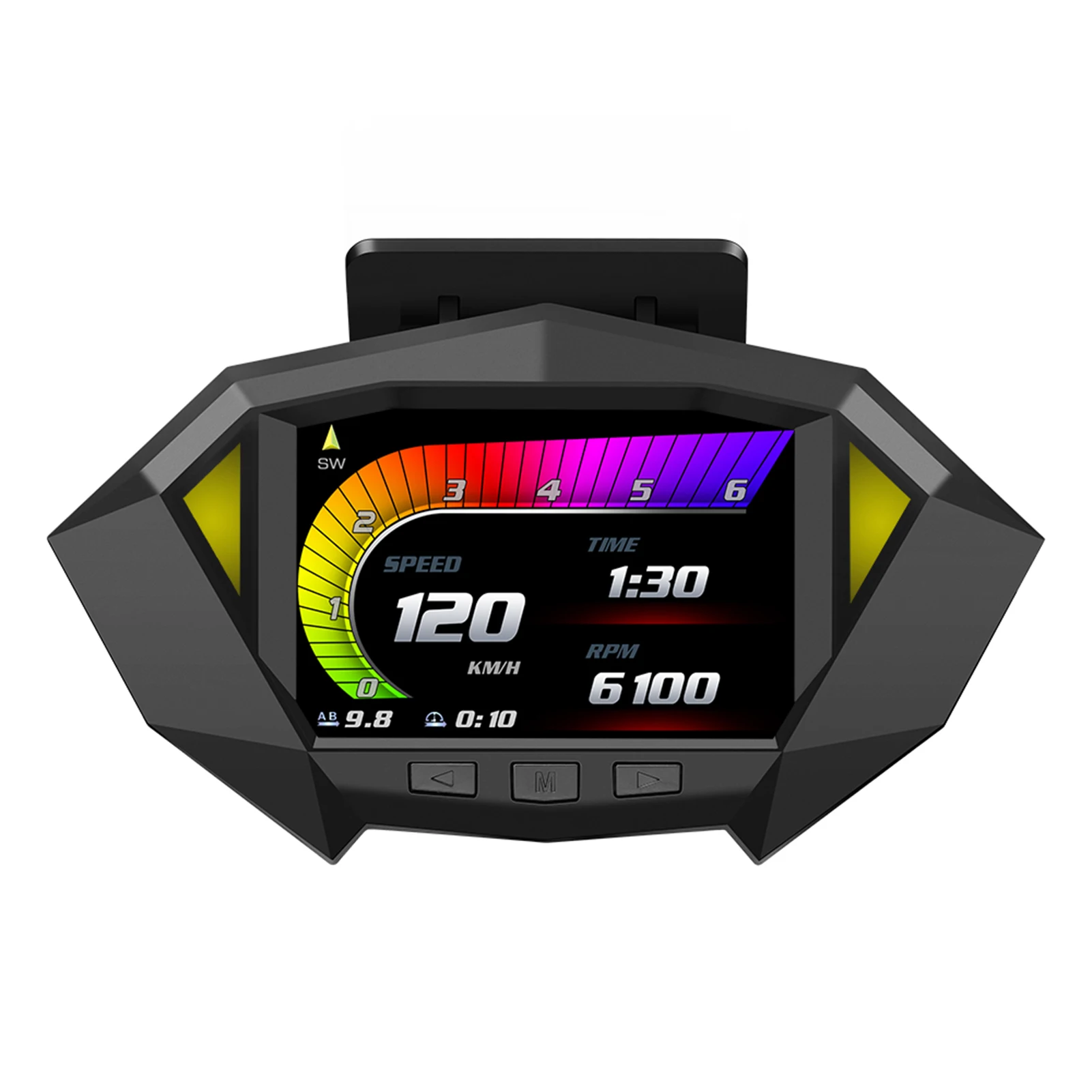 

Умный автомобильный инклинометр, цифровой измеритель скорости с GPS, OBD дисплей, отображение скорости, напряжения, температуры воды