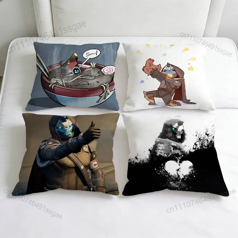 Cayde 6 Witness D-Destiny-2 Square Pillow Case Soft Decorative Throw Pillow Cover for Home Sofa Bed