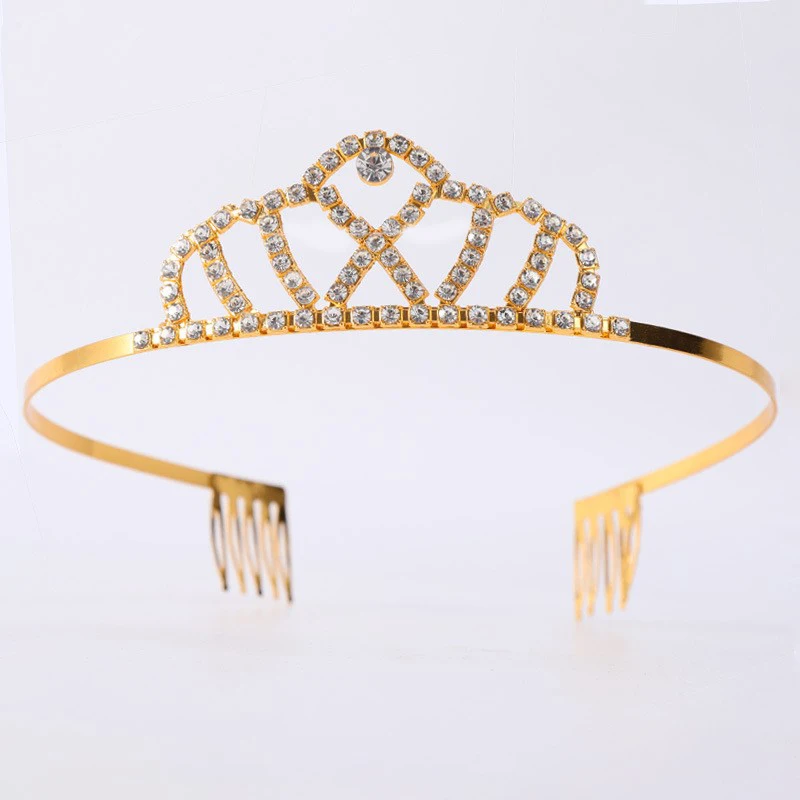 Bridal Crystal Tiaras and Crown Headbands Kids Girls Bridal Prom Crown Party Wedding Accessories Hair Accessories