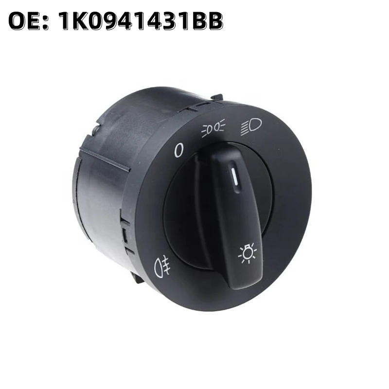 

OE: 1K0941431BB Auto Light Headlight Switch Control For Vw Jetta Golf 5 6 Passat B6 Tiguan 2007-2013