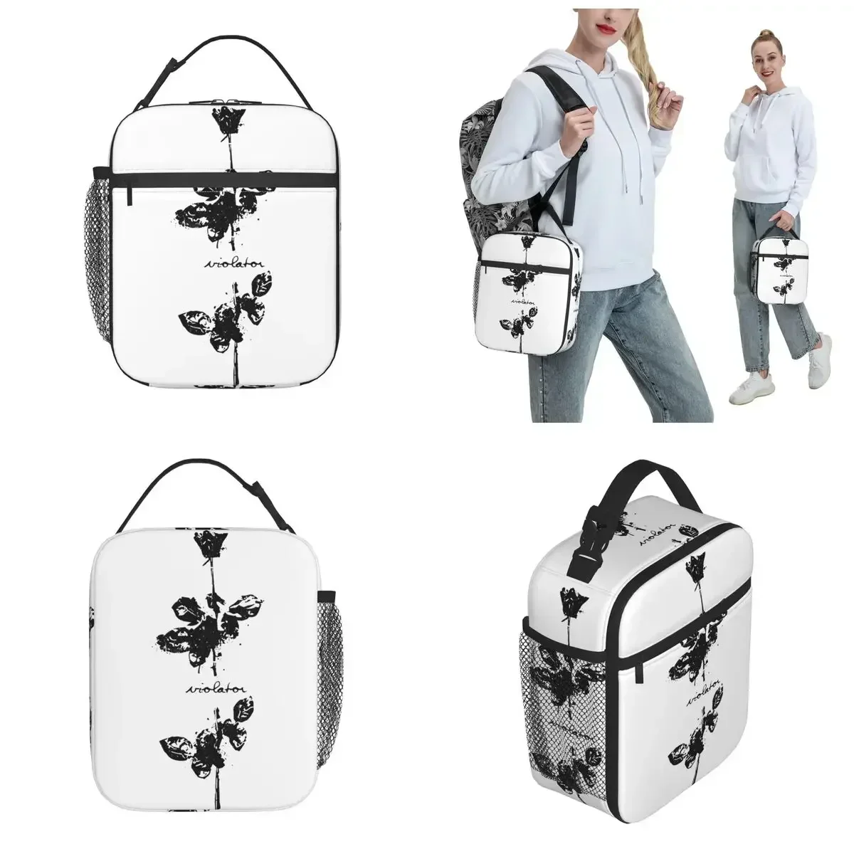 Depeches Mode Memento Mori Thermal Insulated Lunch Bags for Work Portable Food Bag Container  Cooler  Boxes