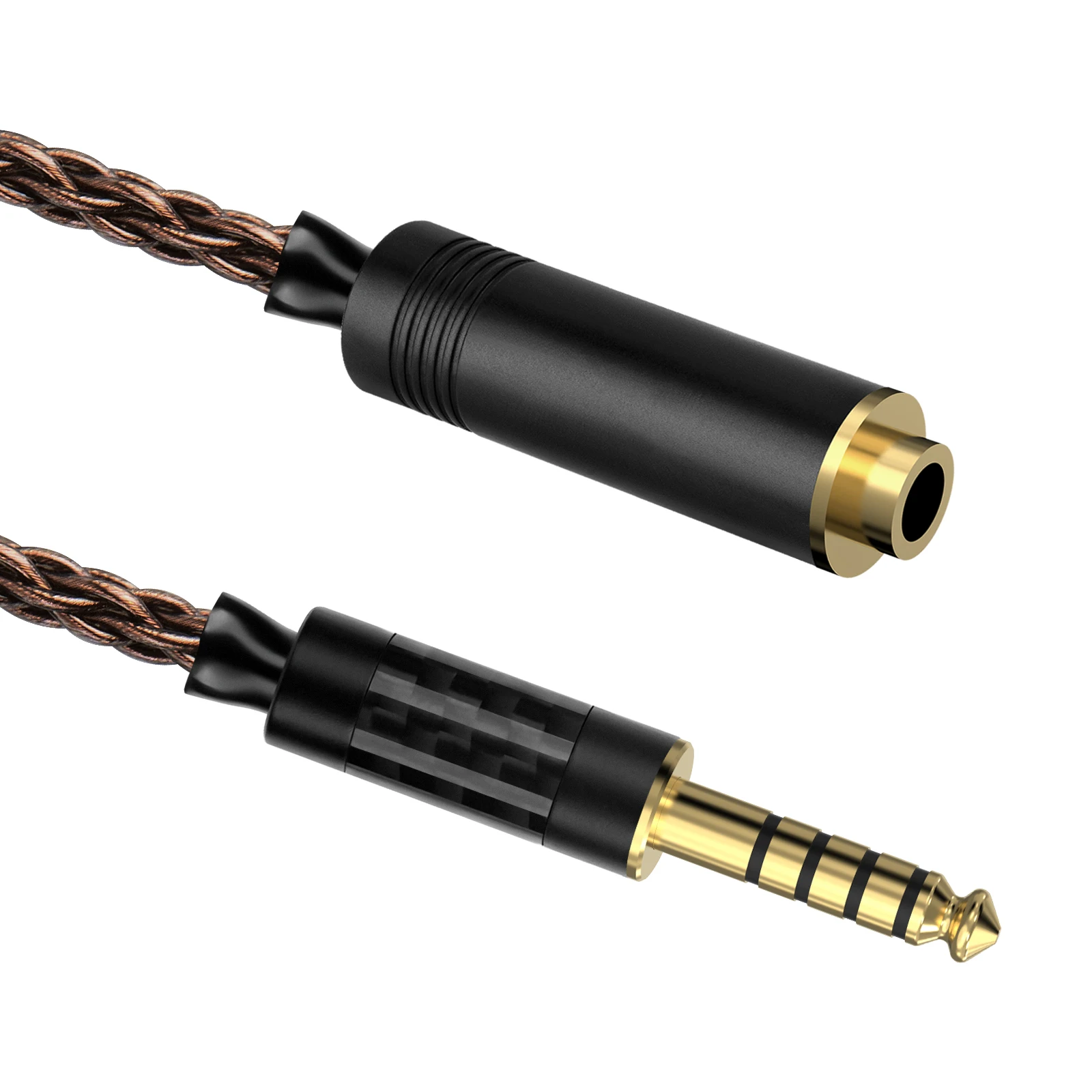 Geekria Apollo 6NOCC HiFi-Headset-Upgrade-Verlängerungskabel, 4,4 mm symmetrisches Kabel, Einkristallkupfer, 9,8 Fuß/3 m – Detail 2