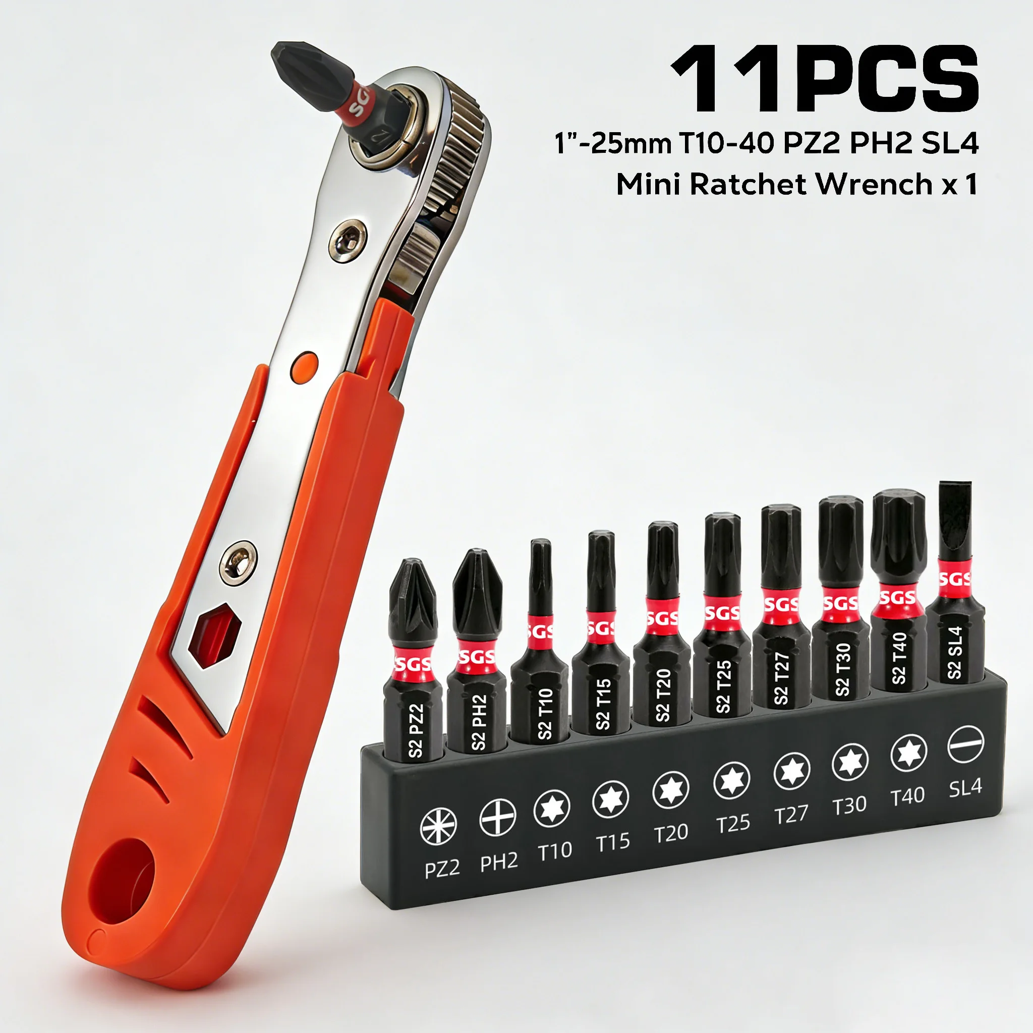 11Pcs Mini Ratchet …