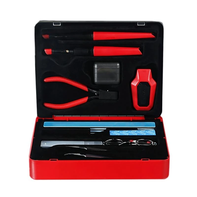 

E28F Departure Tool Combo Multifunctional Model Tool Set Model Assembly Handmade Scissors Sandpaper Tweezers Easy to Use