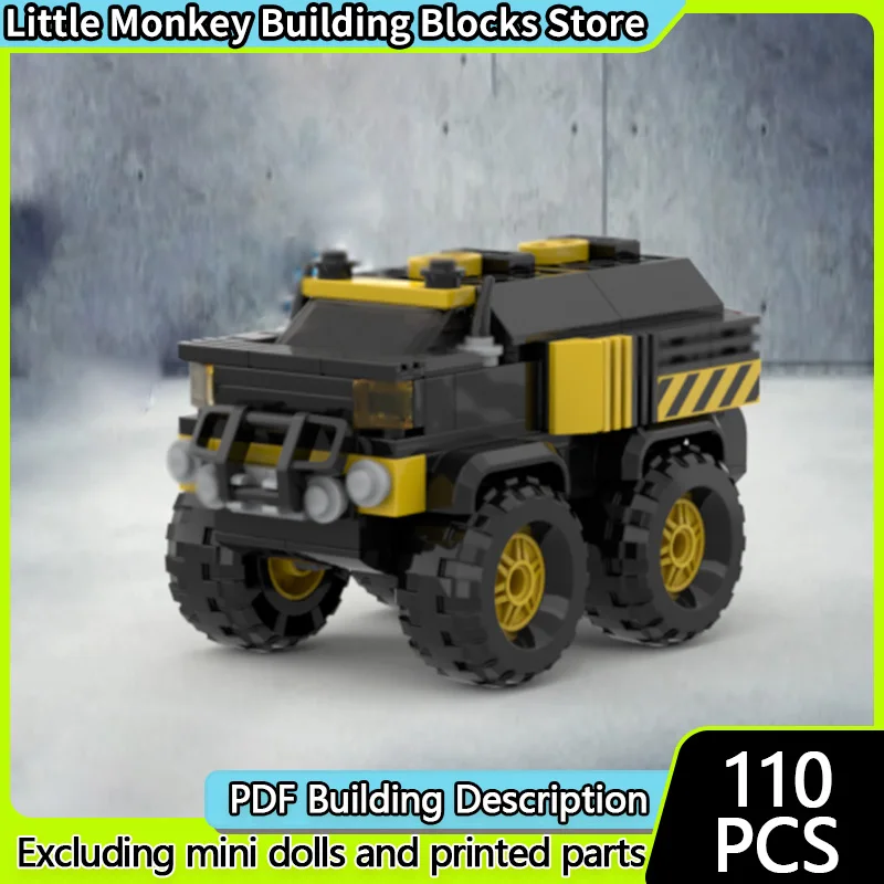 

City Car Model MOC Building Bricks Engineering Off-Road Vehicles Modular Technology Children Holiday Gifts Assemble Toys Suit