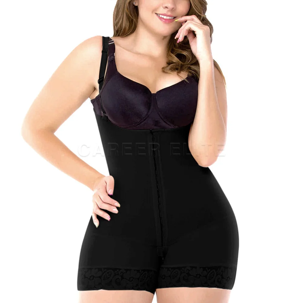 

Bbl Shapewear Tummy Control Fajas Colombianas Compression Body Shaper for Women Butt Lifter Thigh Slimmer Bodysuit Daily Wear