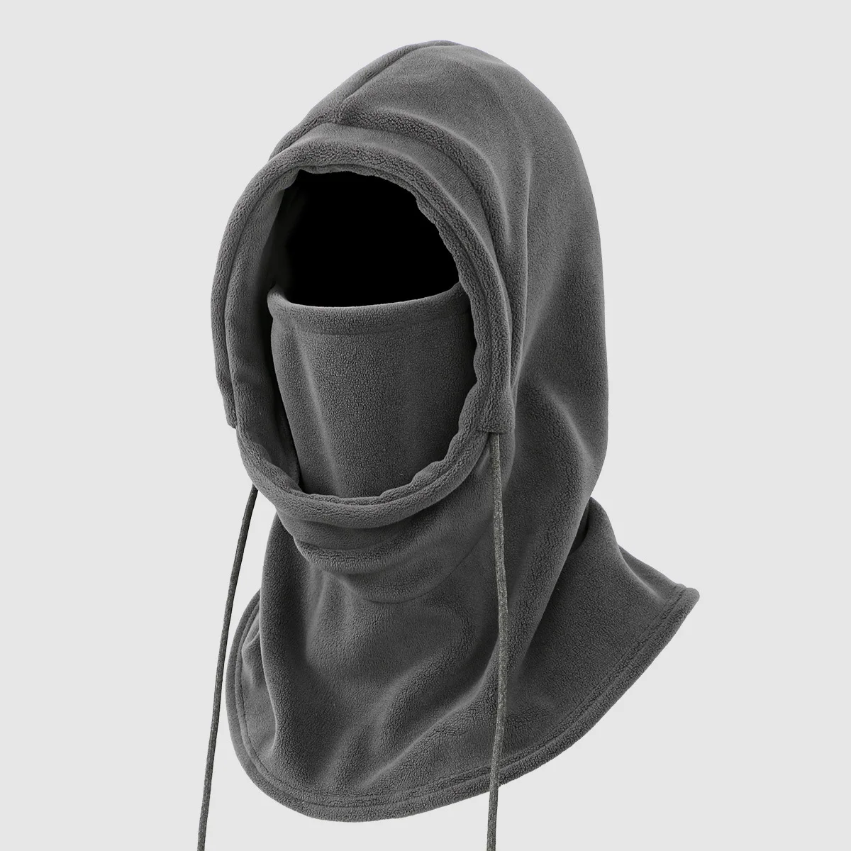 Nouveau produit, corde de traction, casquette de pull, protecteur d'oreille à capuche en peluche coupe-vent intégré, produit unique, identique pour hommes et femmes