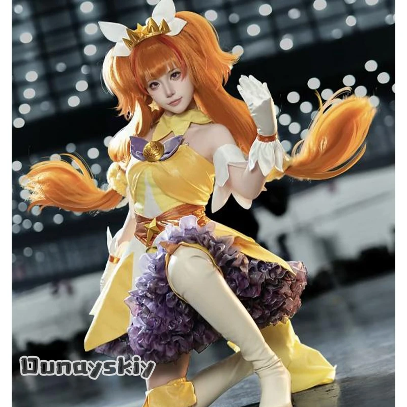 

Hemera*Pretty Cure Princess Pretty Cure Cure Twinkle Cosplay Costume Amanogawa Kirara Stage Performance Outfit Anime Game Women