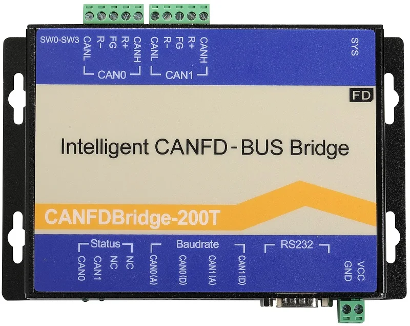 CANFDBridge-200T High-speed Intelligent CANFD Bridge (gateway/repeater)