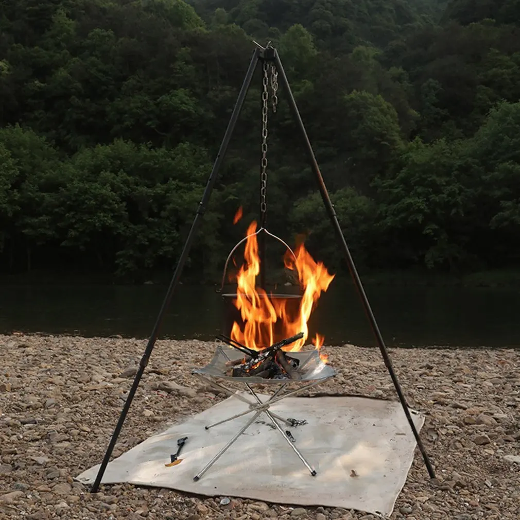 Camping Fireproof Cloth Flame Retardant Insulation Mat Blanket Glass Coated Heat Insulation Pad Outdoors Picnic Barbecue