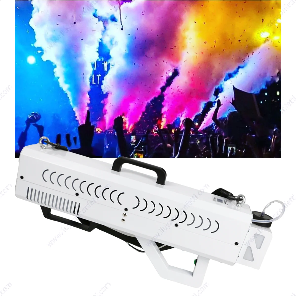 1500w Led Handheld Smoke Gun Rgbw Stage Special Effect Equipment Sprayer Fog Machine Dj Disco Party Bar Portable Rgb Air Column