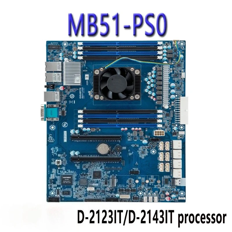 

For Gigabyte MB51-PS0 (rev.1.0) Motherboard ChatGpt Xeon D-2123IT/D-2143IT Processor DDR4 Tested Well bofore Shipping MB51-PSO