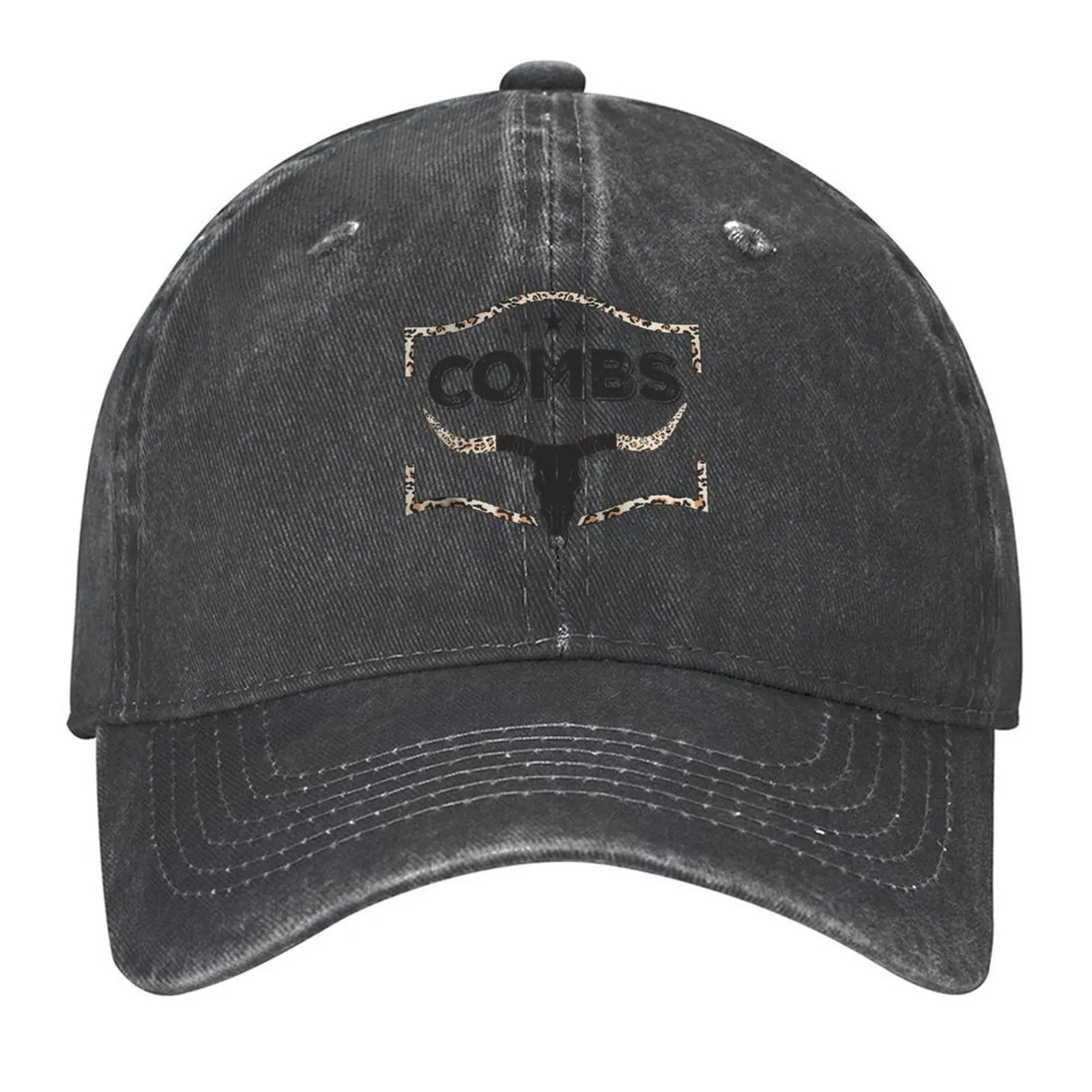 

Combs Bullskull Frame Baseball Cap western Hat Military Cap Man sun hat men's big size hat Luxury Woman Men's