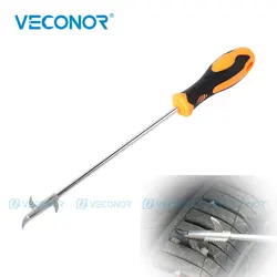 Car Tire Cleaning Hook Multifunctional Stone Clean Groove Broken Stone Remover Slot Stones Cleaner Car Repair Tools Screwdriver