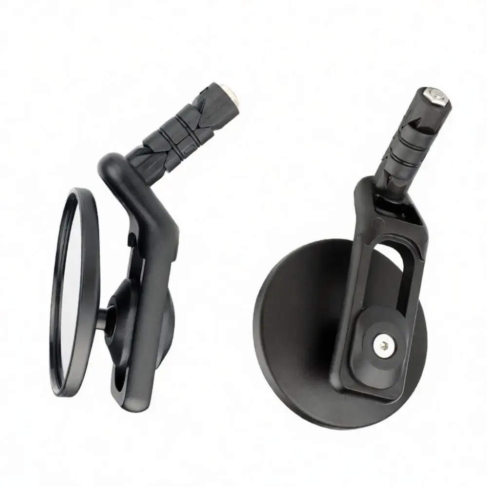 Adjustable Bicycle Handlebar End Mirror For Road Bike Rotating HD Reflector Cycling Safety Sight Gear Replacement