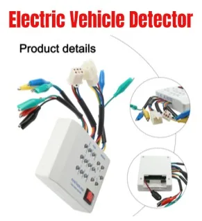 Electric Vehicle Brushless Motor Controller Tester 24V-72V Phase Angle Hall Sensor Detector For E-Bike Scooter Diagnostic Tool