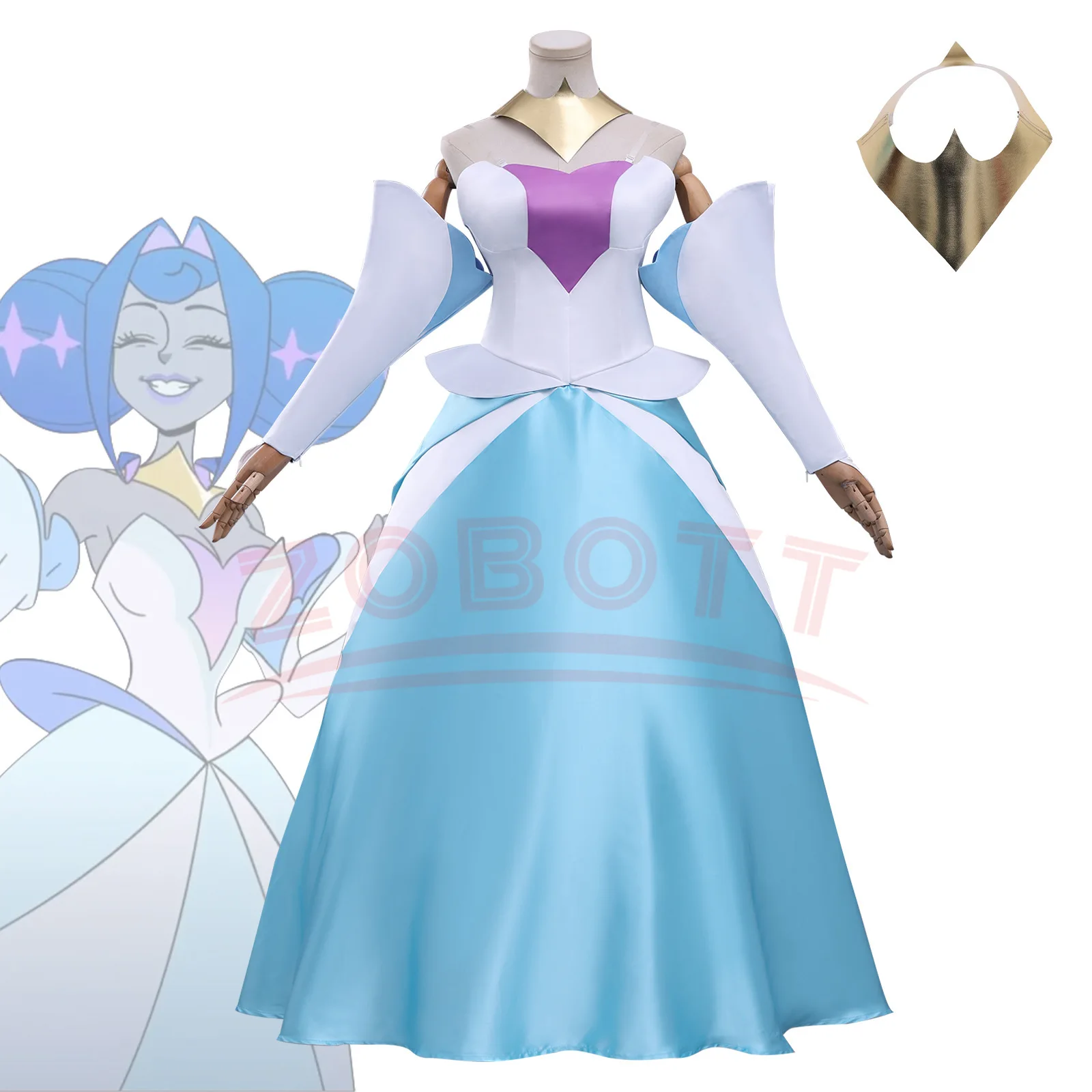 

Anime Knights Of Guinevere Cosplay Costume Women Dress Princess Stage Uniform Carnival Masquerade Clothes Outfit Guinevere Wigs