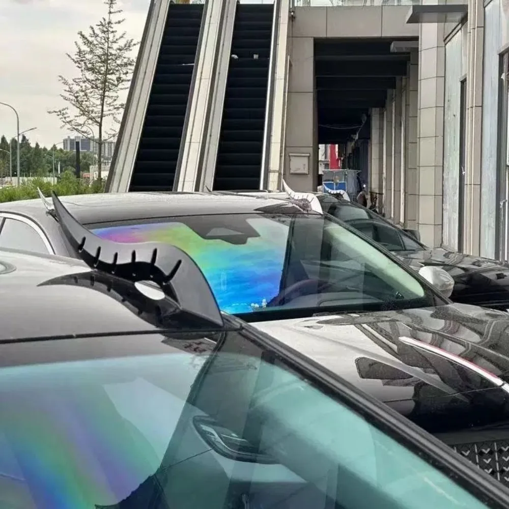

Car Dragon Angle Decoration Arc Spoiler Fin External Modification Cool Fluid Roof Creative Personalized Car Logo Accessories