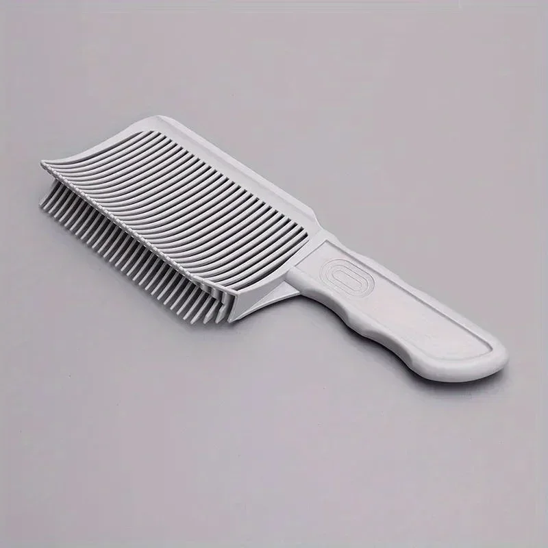 1pc Fading Comb Professional Barber Clipper Blending Flat Top Hair Cutting Comb for Men Heat Resistant Fade Brush