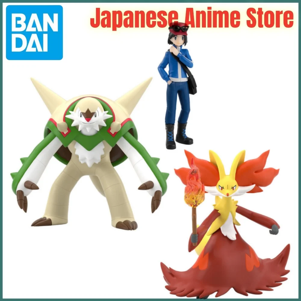 original-bandai-pokemon-anime-kalos-region-calem-chesnaught-delphox-figura-de-anime-figura-de-accion-modelo-figuarts-juguetes-coleccionistas
