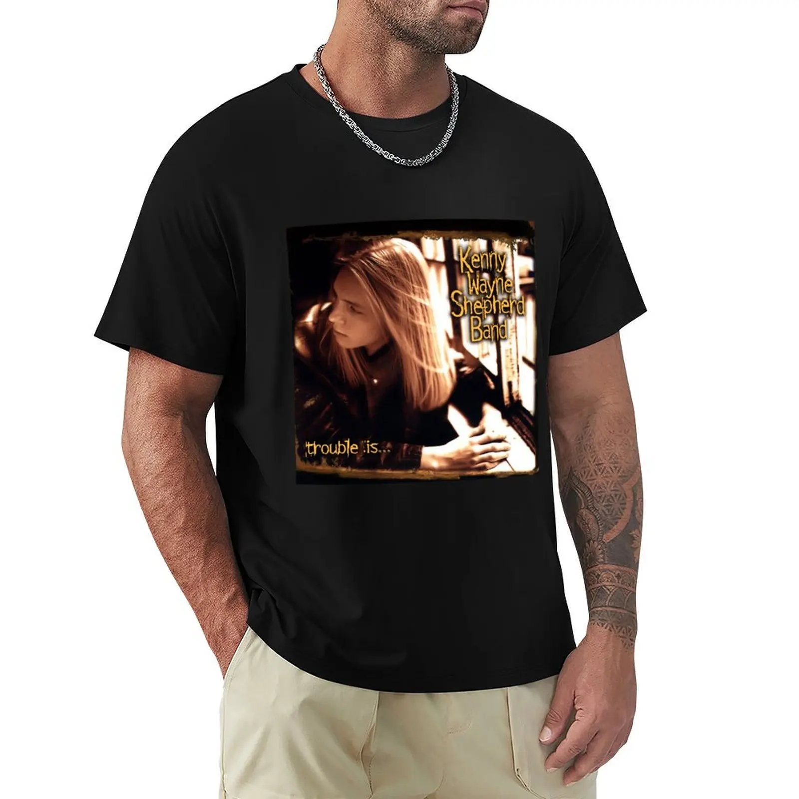 

Kenny Wayne Shepherd trouble is T-Shirt Sweat Absorbing Sports Tee Shirt