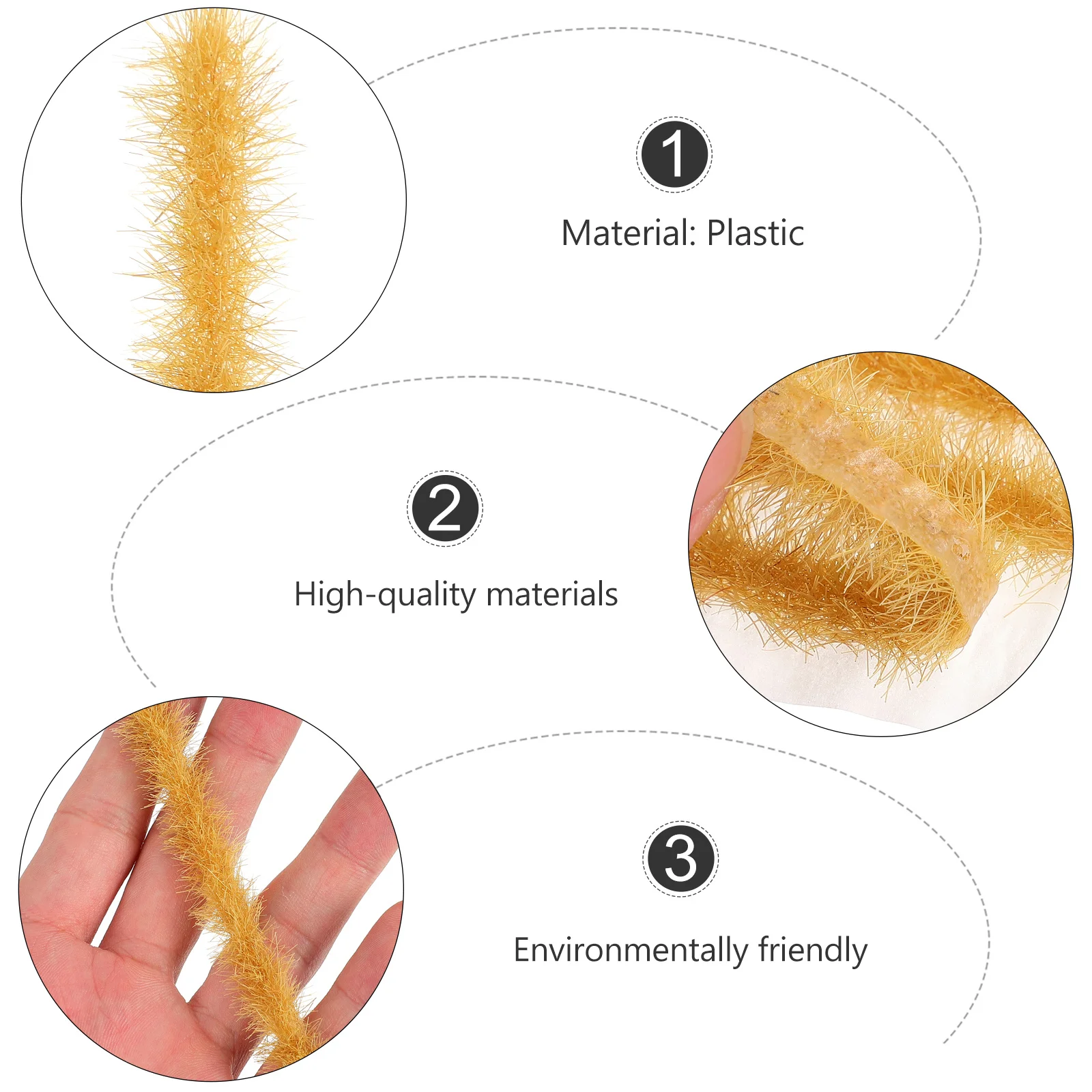 شرائط العشب الاصطناعي لتقوم بها بنفسك نبات محاكاة العشب المصغر قابلة لإعادة الاستخدام نباتات وهمية زينة صغيرة صغيرة #1