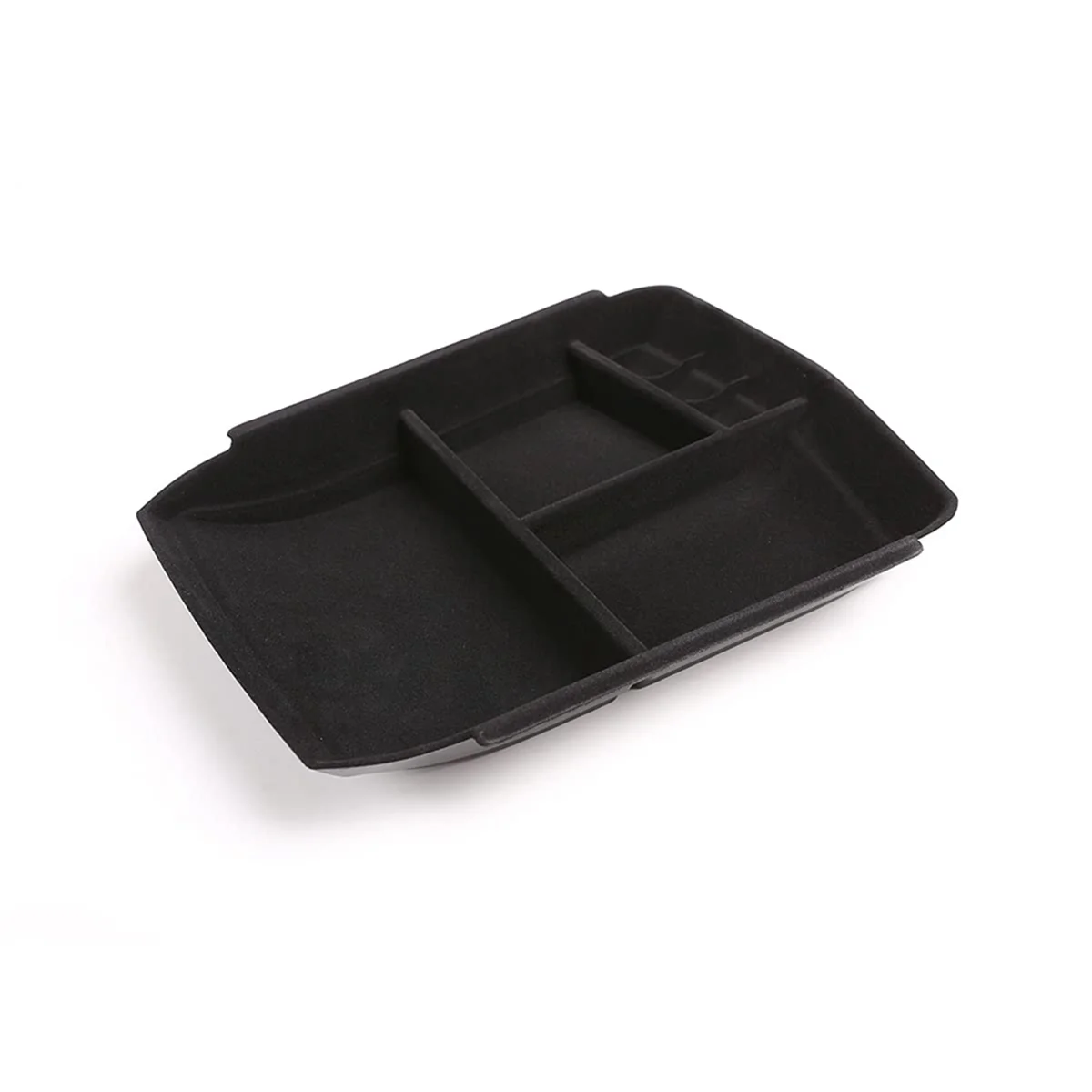 

JAS-Center Console Bottom Storage Tray for Cadillac XT5 2016-2023 XT6 2020-2023 Flocked Organizer Storage Box Accessories