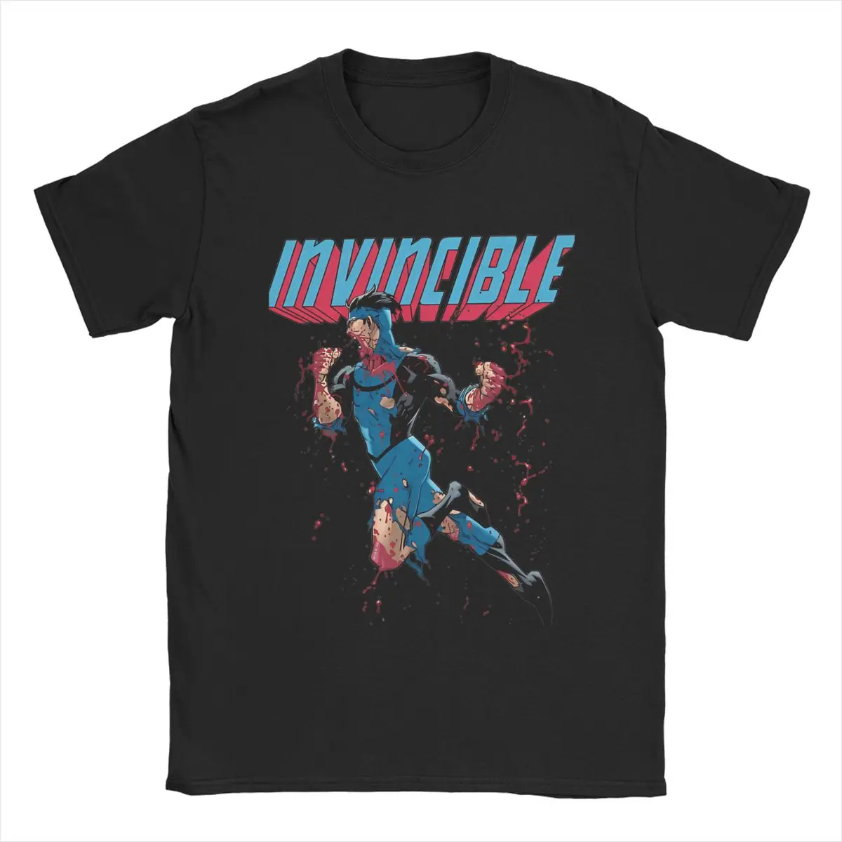 New Arrival Men Women Mark Grayson Of Invincible Super Hero Anime Shirt Outfits Pure Cotton Tops T-shirt Creative Tee Shirt