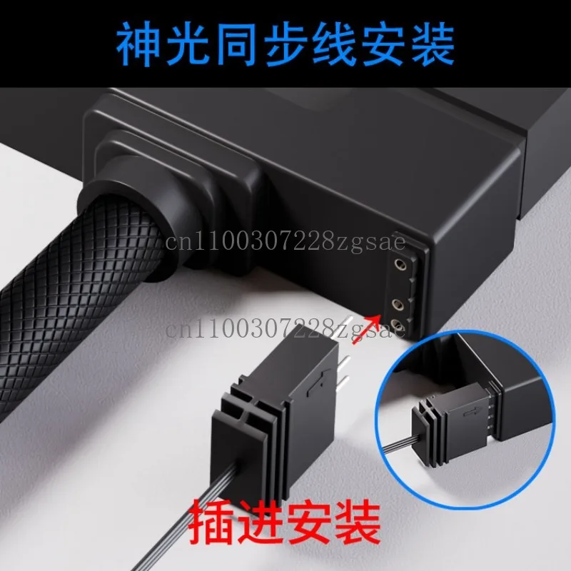 Side out ATX24PIN main board extension cable ARGB Shenguang synchronization, super soft embossed cable/in stock