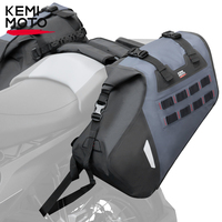 Motorcycle Saddlebags 30L PVC Waterproof Side Tail Bag 2 Pcs 15L Motorbike Panniers Bags for Adventure Sport Bike Saddle Bags