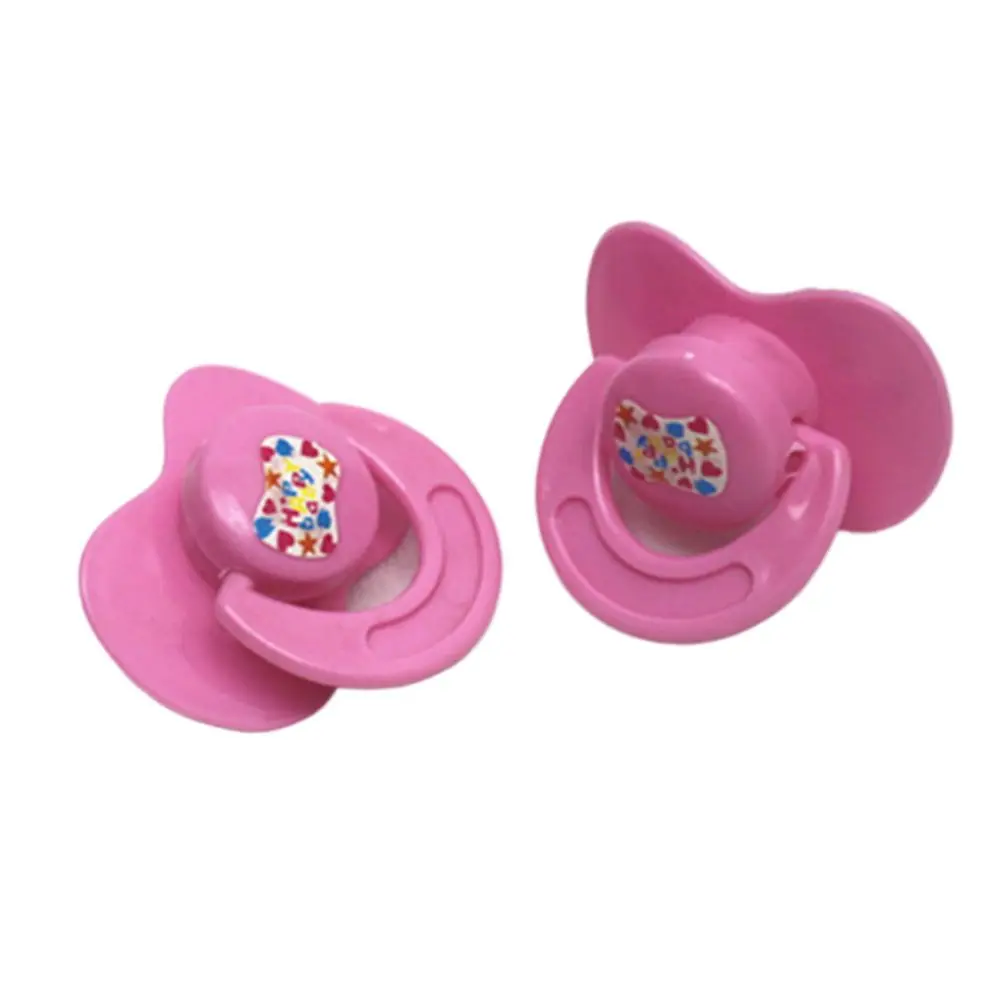 

Play House Supplies Pretend Play Doll Pacifier Games Toys Feeding Miniature Pacifier Lovely Pink Pacifier Doll Accessories