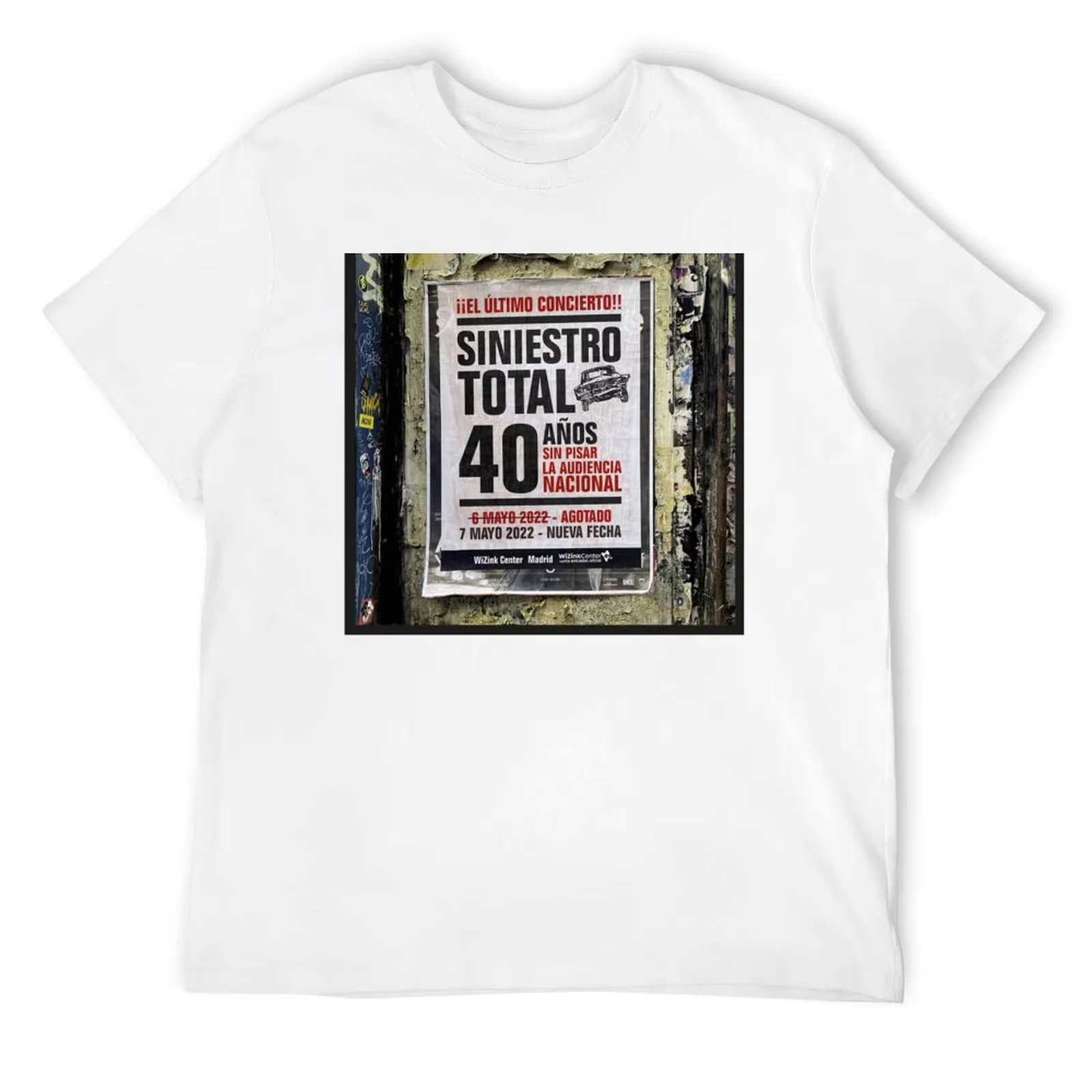 Siniestro Total - 40 Años Sin Pisar La Audiencia Nacional Álbum 2026 Camiseta Ropa Bonita Barata para Hombre y Mujer Manga Corta