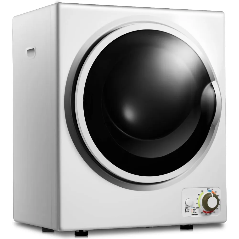 

Compact Laundry Dryer, Portable Dryer w/Stainless Steel Tub, 4 Automatic Drying Modes, Small Electric Clothes Dryer