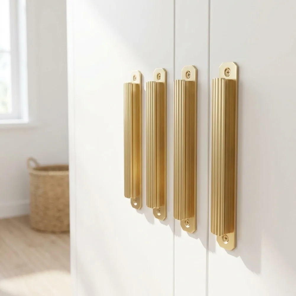 Sliding Door Handle Closet Hardware Lightweight Construction Easy Install Sleek Modern Design For Closet Doors