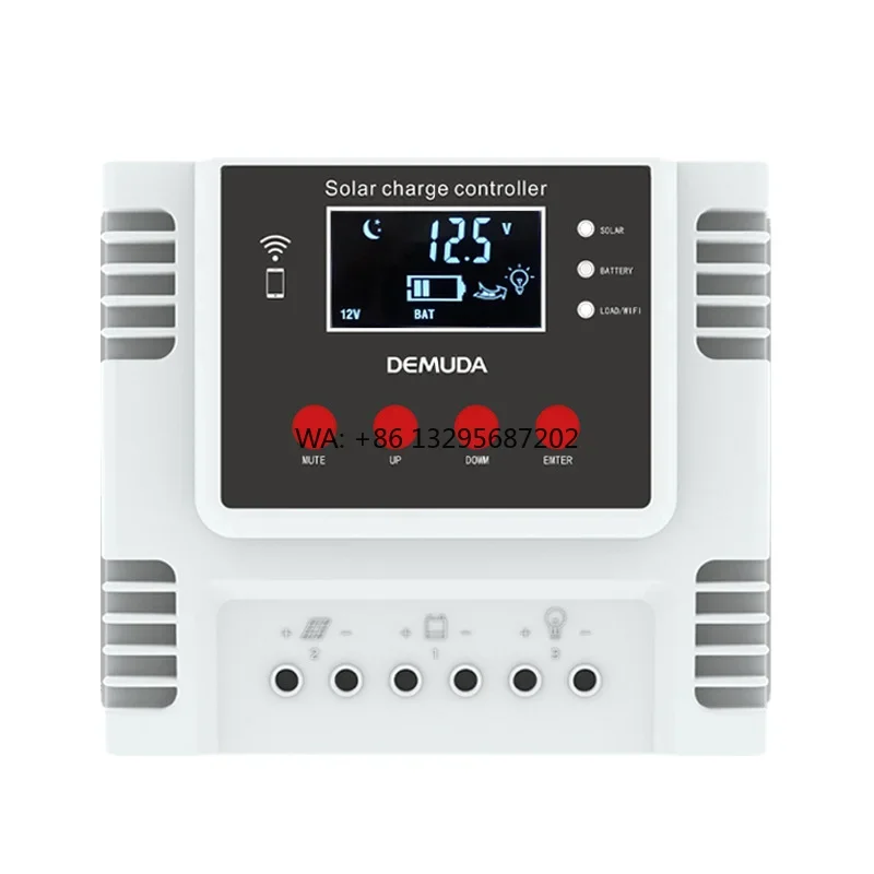 

High Efficiency Solar Charge Controller 10A 20A 30A 40A 50A 60A 12V/24V/48V Solar Controller With App for RV Off/on Grid System