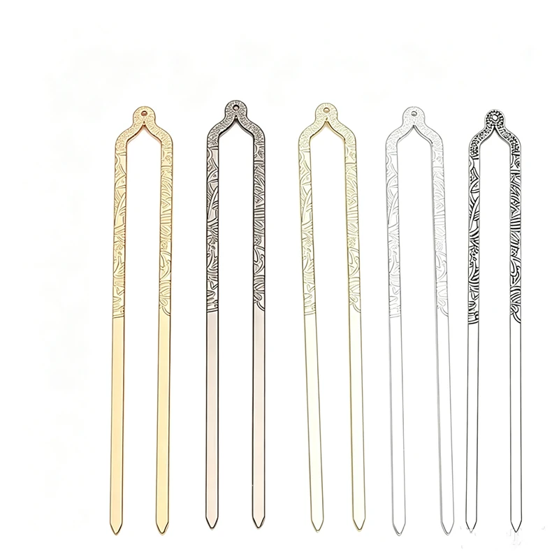 BoYuTe Alloy Hair Stick Handmade Materials Factory Supply Vintage Diy Hair Jewelry Accessories and Components