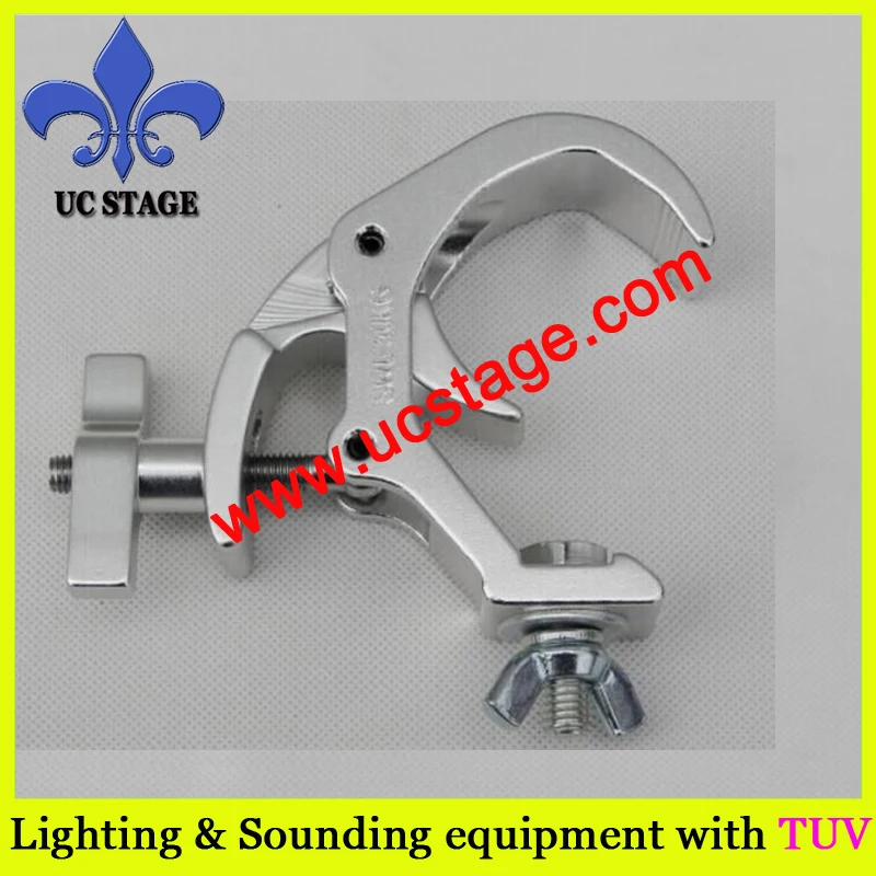 10Pcs/Lot Heavy Duty C Clamps Stage Light Hook 40-52mm Pipe Clamp 50Kg Loading DJ Lighting Accessories