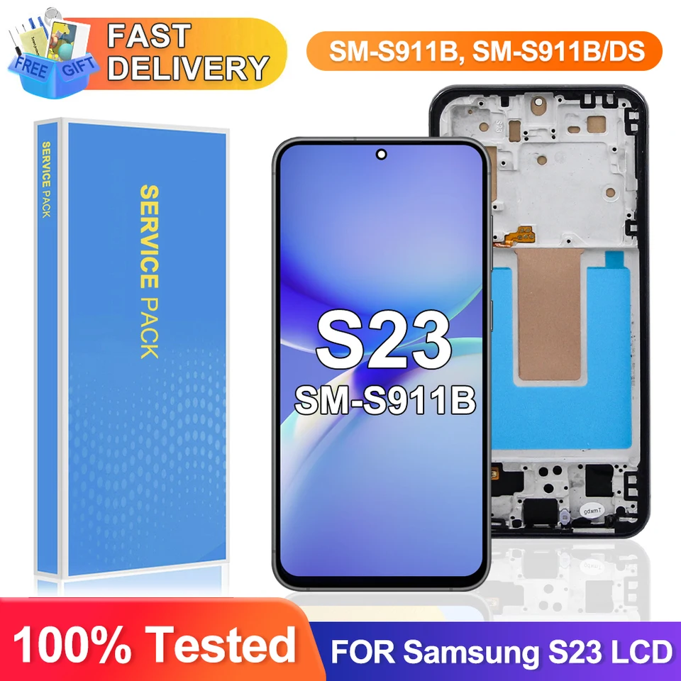 s23　904545 S23 TFT Screen Assembly for Samsung Galaxy S23 S911B S911B/DS Lcd