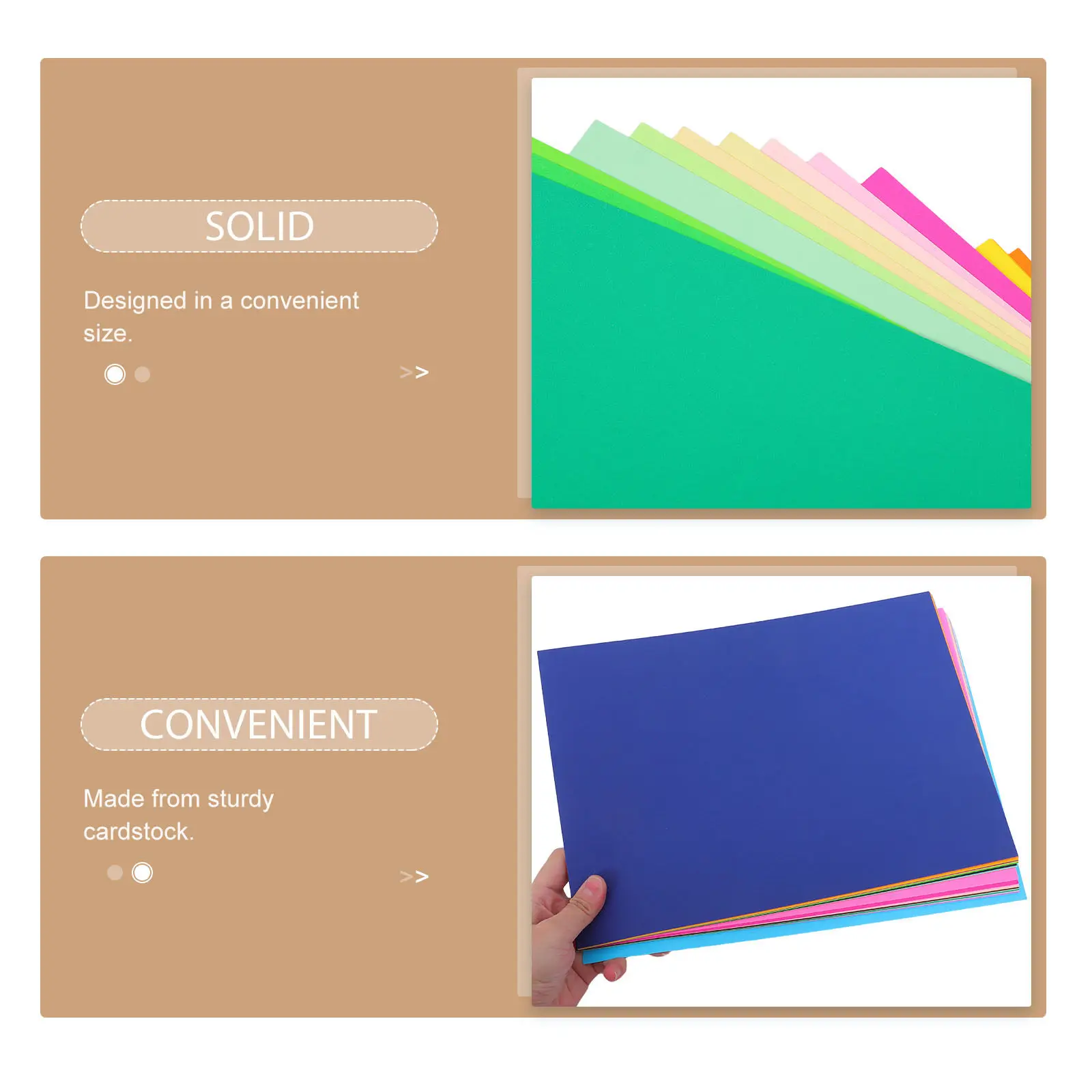 60Pcs Coloured Card Paper Pack Wide Spectrum Bright Colors Sturdy Card Stock for Art Classrooms DIY Crafts Paper Making Foldable