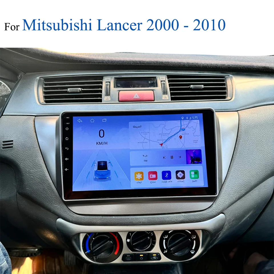 Car Auto Radio Android 14 8G Ram For Mitsubishi Lancer 2000 - 2010 Multimedia Head Unit 2 Din DVD Tape Recorder Carplay 4G Lte