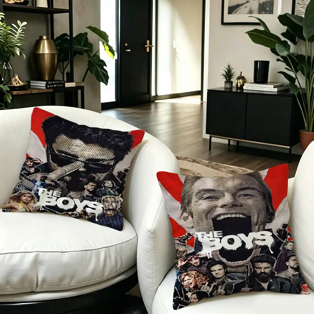 The Boys Classic movies Office Cushion Pillowcase Car Cushion Cover45X45CM Lumbar Pillowcase Sofa Pillowcover