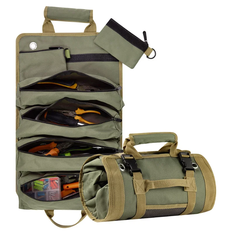 Cross-border Hardware Tools Storage Bag Reel Portable Electrical Bag Car Hanging Storage Bag Car Tool Kit
